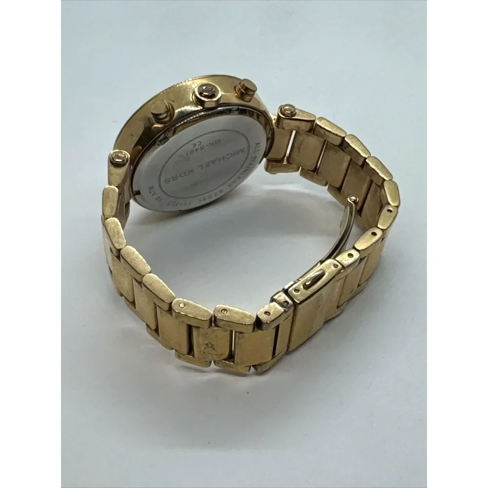 Michael Kors Parker MK5491 Women's Gold Stainless Steel Analog Dial Watch JNA410